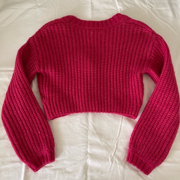 UO Lolli Cable Knit Cropped Cardigan & Tube Top Set - Picture 5 of 10